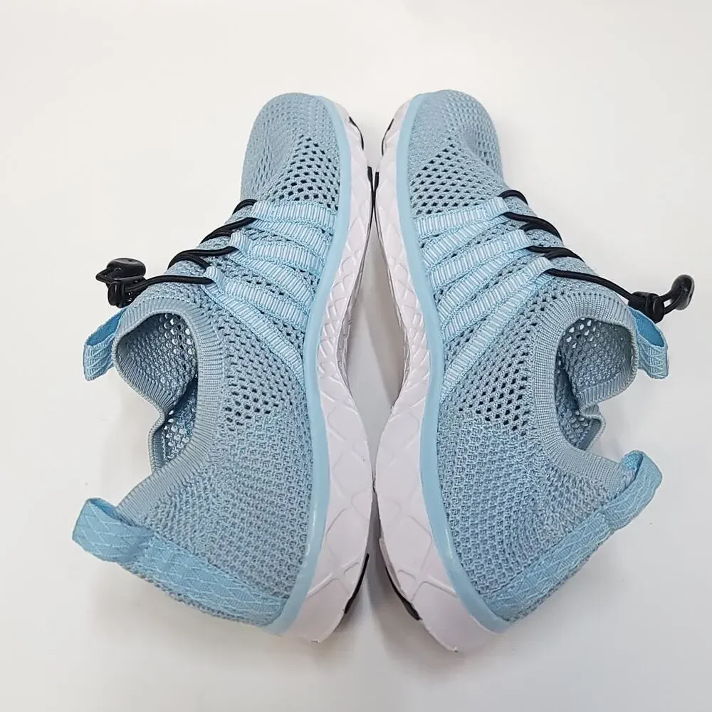 Soukeni Shoes Size 38 7.5 Womens Blue Quick Drying Mesh Slip On Sneaker Water - Picture 9 of 13